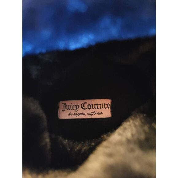 JUICY COUTURE leopard sequin boots fleece sz10 - Picture 6 of 6